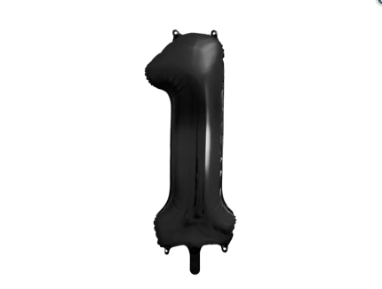 Number-1-86cm-black