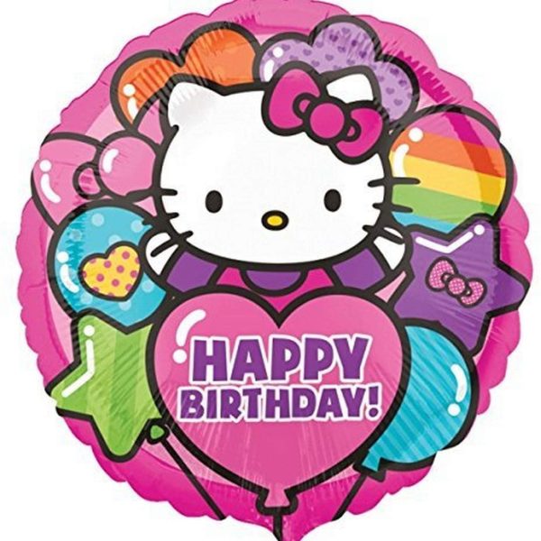 Μπαλόνι Foil Happy Birthday Hello Kitty