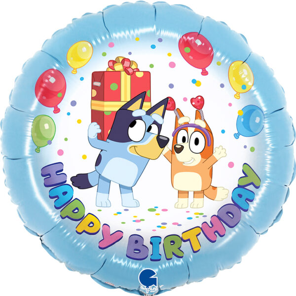 Μπαλόνι Foil Happy Birthday Bluey