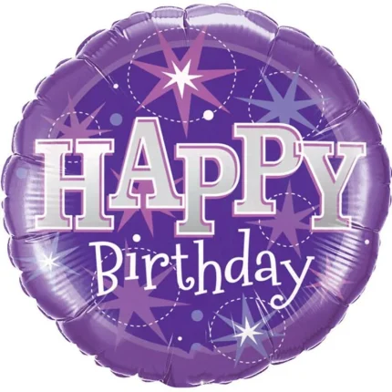 FOIL BIRTHDAY MAUVE