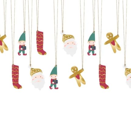 GIFT TAGS SANTA