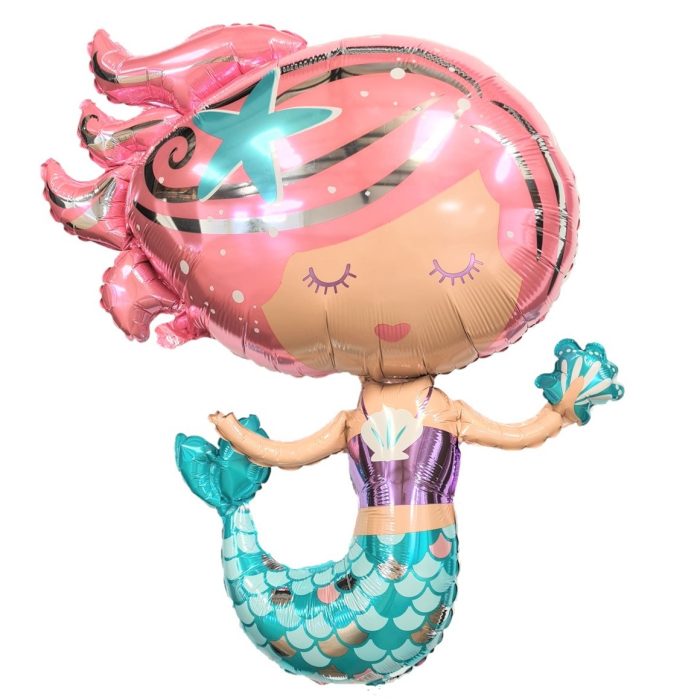Shimmering-Mermaid-Shape-Foil-Balloon