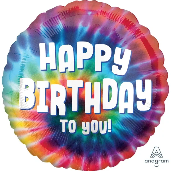 TIE DYE HAPPY BIRTHDAY
