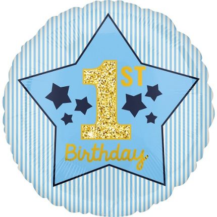 Μπαλόνι Foil 1st Birthday (43cm)