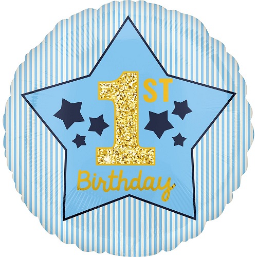 Μπαλόνι Foil 1st Birthday (43cm)