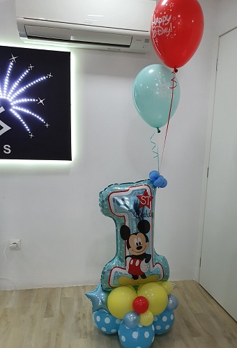 Μπαλόνι Foil Mickey Mouse 1st Birthday2
