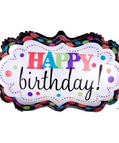 Μπαλόνι Happy Birthday Supershape