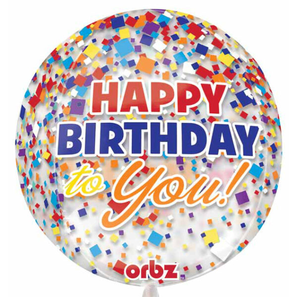 Μπαλόνι Orbz Happy Birthday