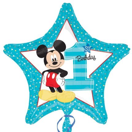 Μπαλόνι Αστέρι Mickey Mouse 1st Birthday