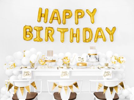 Μπαλόνι χρύσο Happy bday
