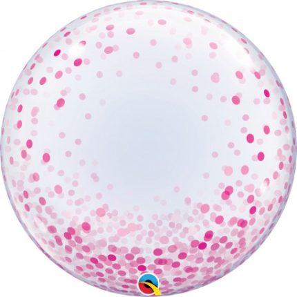 BUBBLE PINK CONFETTI