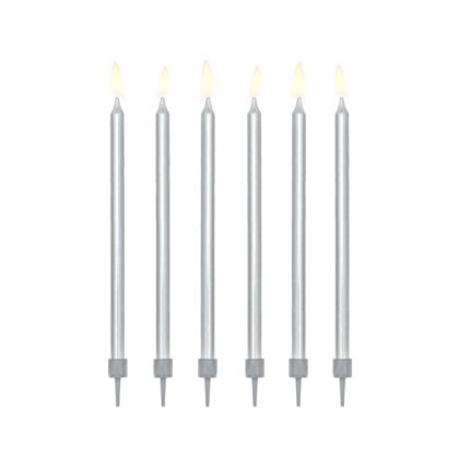 CANDLES SILVER 2
