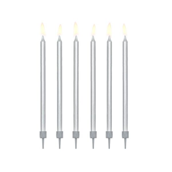 CANDLES SILVER 2