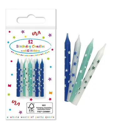 CANDLES WITH STARS