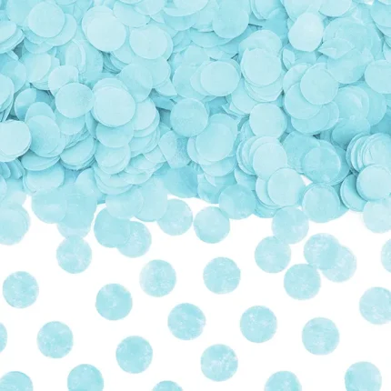 Confetti Circles Light Sky-Blue