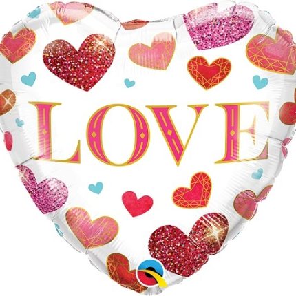 FOIL JEWEL HEARTS