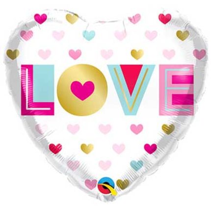 FOIL METALLIC HEARTS 1