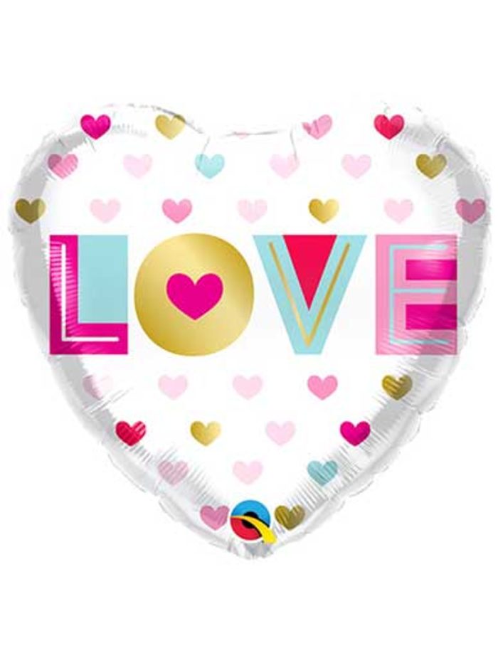 FOIL METALLIC HEARTS 1