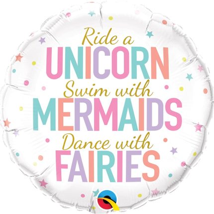 FOIL UNICORN MERMAIDS