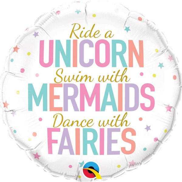 FOIL UNICORN MERMAIDS