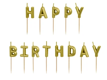 HAPPY BIRTHDAY GOLD