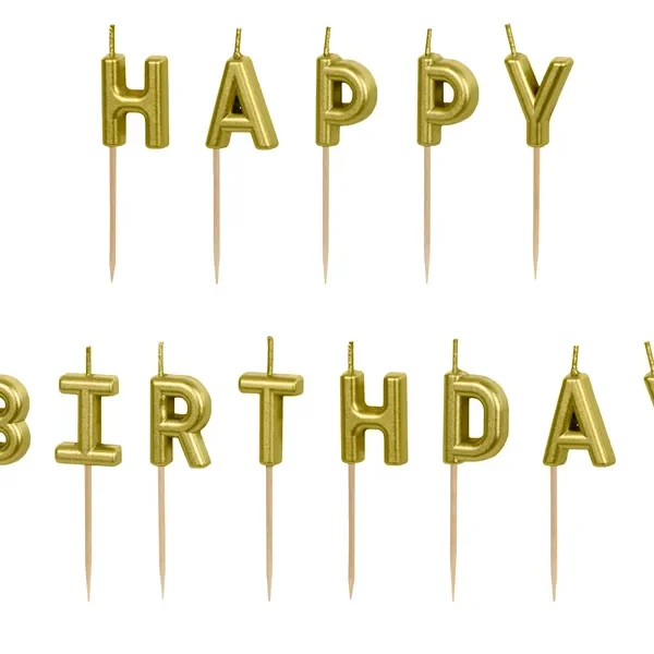 HAPPY BIRTHDAY GOLD