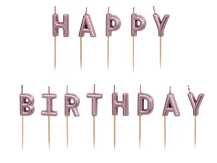 HAPPY BIRTHDAY ROSE GOLD