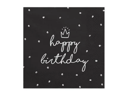 NAPKINS HAPPY BIRTHDAY