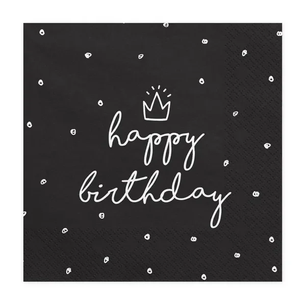 NAPKINS HAPPY BIRTHDAY
