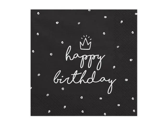NAPKINS HAPPY BIRTHDAY