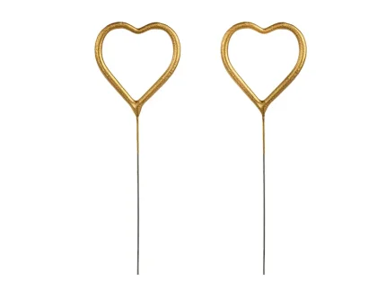 SPARKLERS GOLD HEART