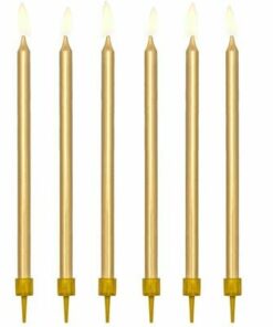 TALL CANDLES GOLD