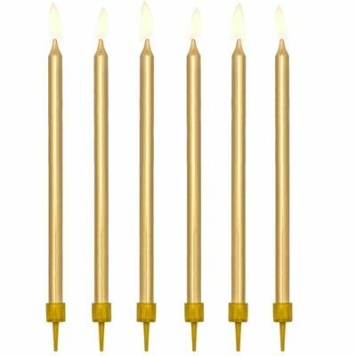 TALL CANDLES GOLD
