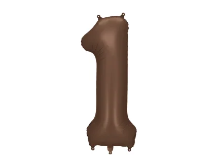 Μπαλόνια Foil Mocha Αριθμοί