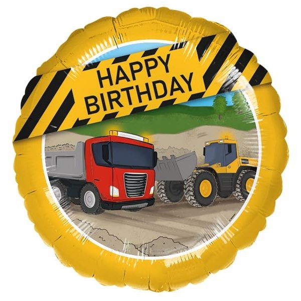 FOIL HAPPY BIRTHDAY CONSTRUCTION