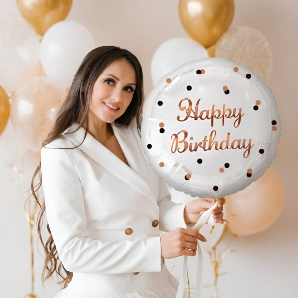FOIL HAPPY BIRTHDAY ROSEGOLD 1