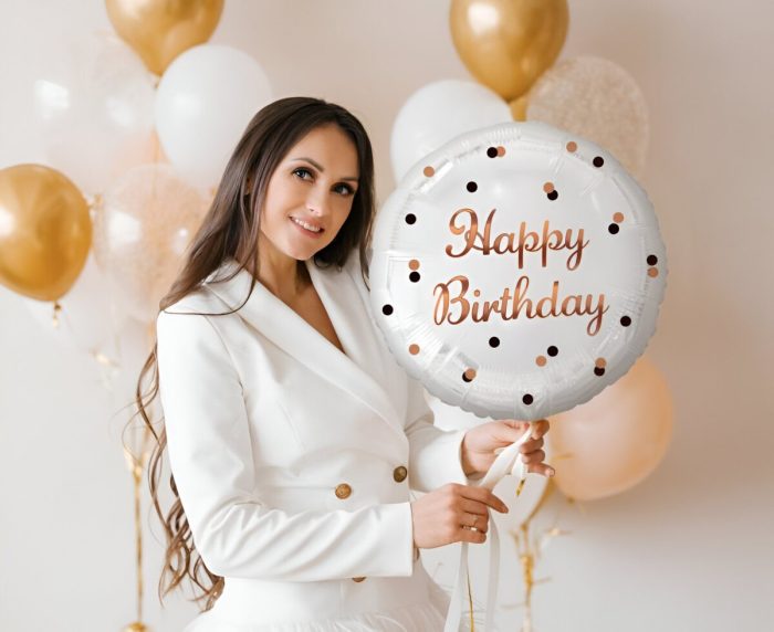 FOIL HAPPY BIRTHDAY ROSEGOLD 1