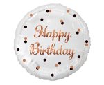 FOIL HAPPY BIRTHDAY ROSEGOLD