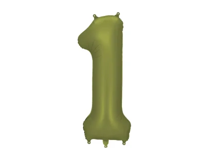 Μπαλόνια Foil Olive Αριθμοί