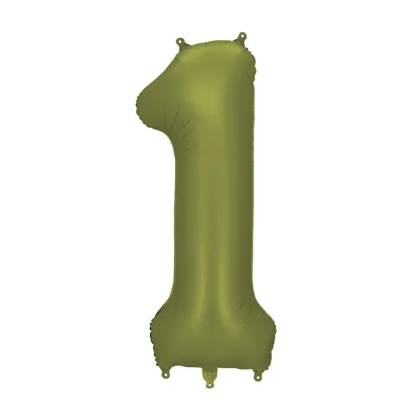 Μπαλόνια Foil Olive Αριθμοί