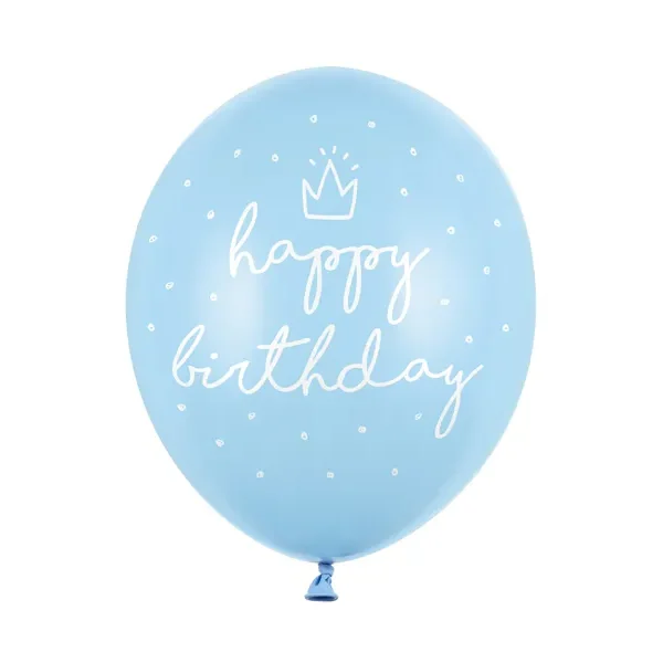 LATEX HAPPY BDAY BLUE