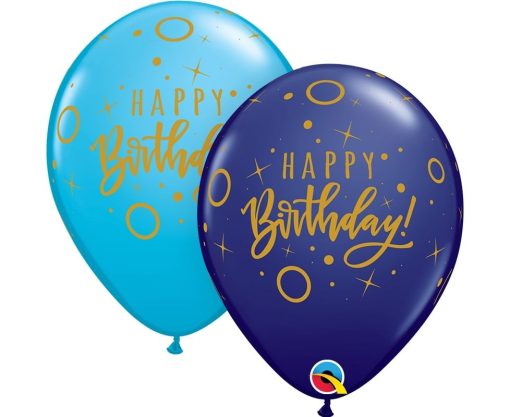 LATEX HAPPY BIRTHDAY BLUE