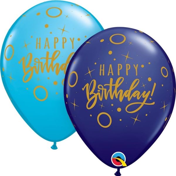LATEX HAPPY BIRTHDAY BLUE