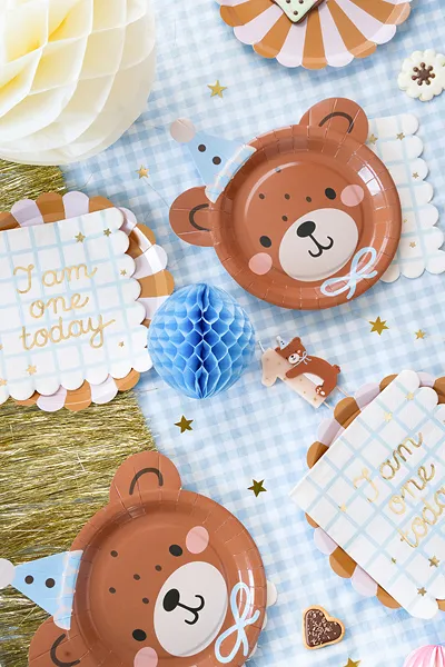 PLATES TEDDY BEAR 1