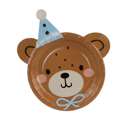 PLATES TEDDY BEAR