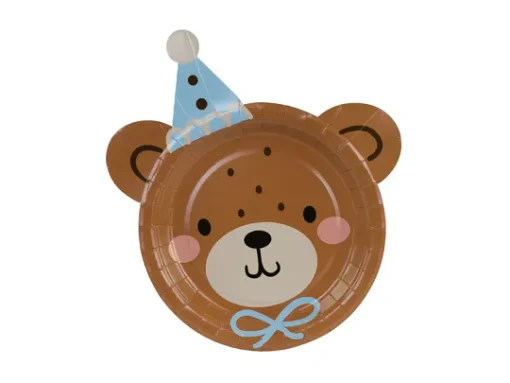 PLATES TEDDY BEAR