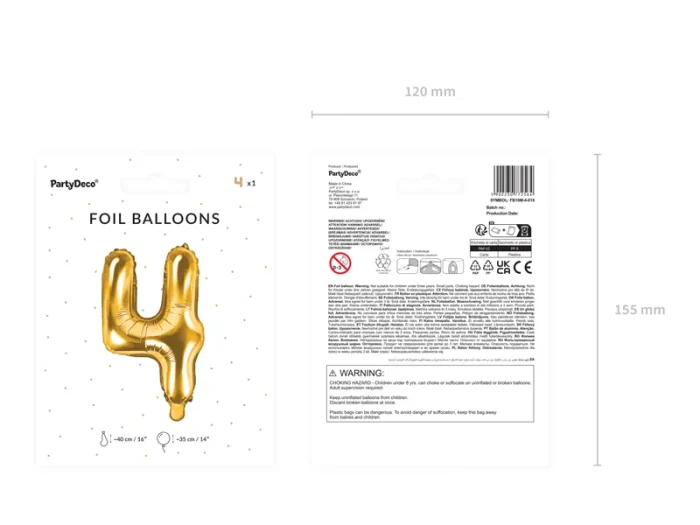 gold no 4 35cm