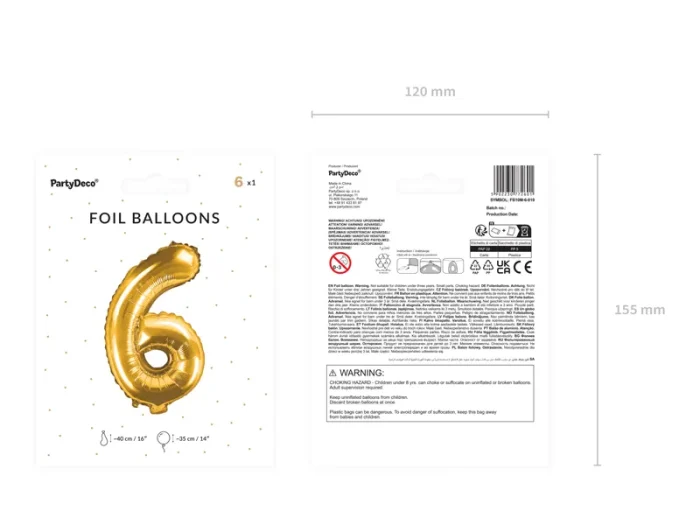 gold no 6 35cm