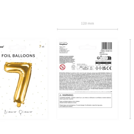 gold no 7 35cm