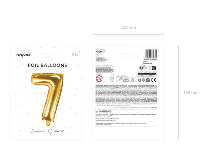 gold no 7 35cm